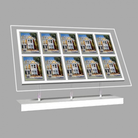 10 x A4 Freestanding Light Panel - With Bevel